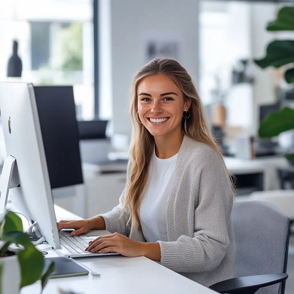 Office assistant supporting customers with BestPriceValue services