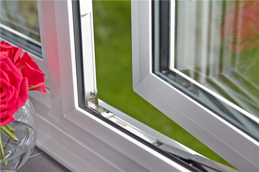 UPVC kitchen window partially open, matched with a trusted installer through BestPriceValue